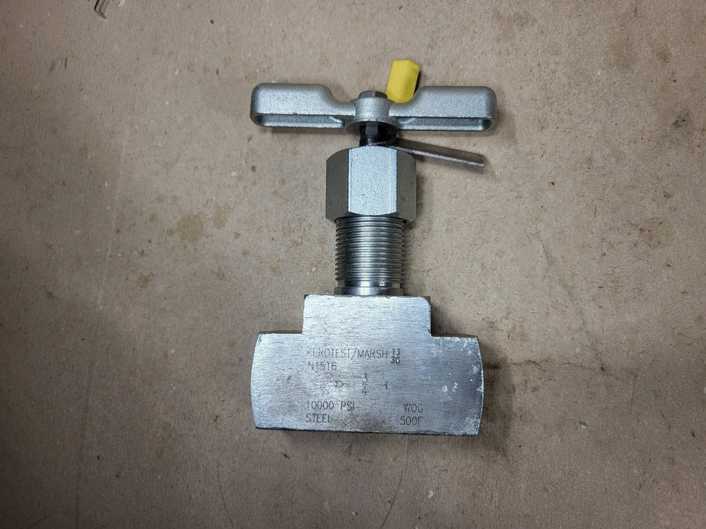 KEROTEST MARSH 3/4" Needle Valve 10000psi N1516