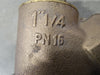 ASCO 1-1/4" NPT 2/2 NC Angle Body Piston Valve 8290A039