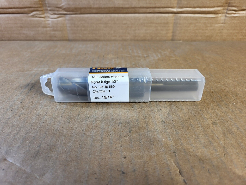 WALTER 1/2" Shank Prentice Drill Bit 01-M 560, 15/16 in 
