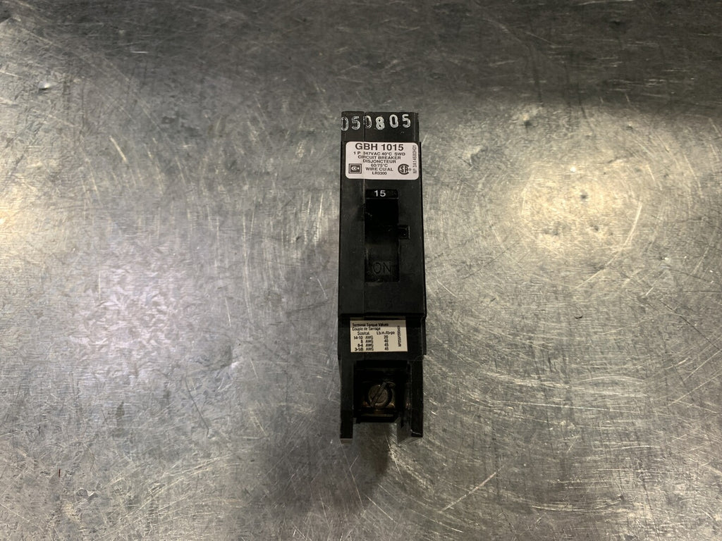 CUTLER-HAMMER 15 Amp, 1 Pole, 347/600 volts Circuit Breaker GBH1015