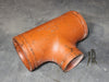 VICTAULIC Reducing Tee 6"x6x4", No. 25