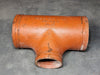 VICTAULIC Reducing Tee 6"x6x4", No. 25
