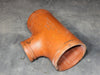 VICTAULIC Reducing Tee 6"x6x4", No. 25