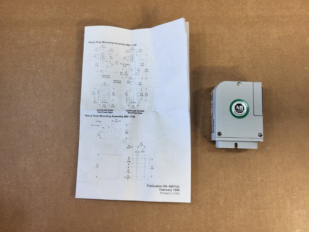 ALLEN-BRADLEY Photoswitch Transbeam Receiver Photohead 42MRR-5000