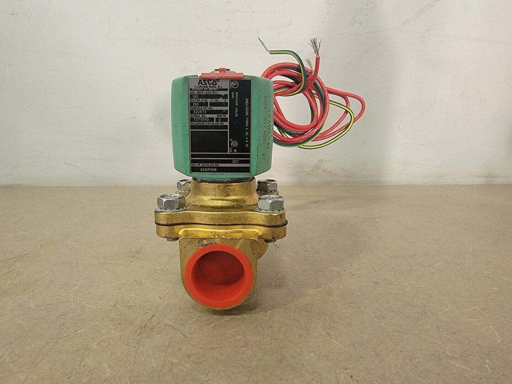 ASCO 3/4" NPT, 2-Way Solenoid Valve 8210P095