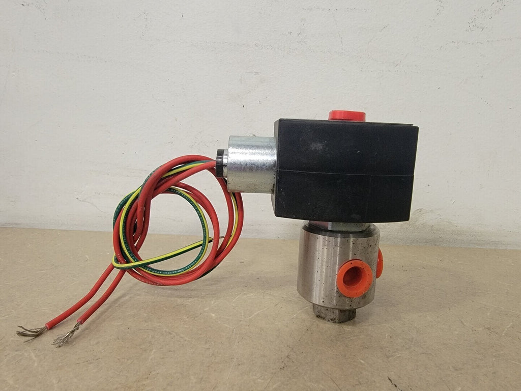 ASCO 1/4" 3-Way Stainless Steel Solenoid Valve EF8320G202