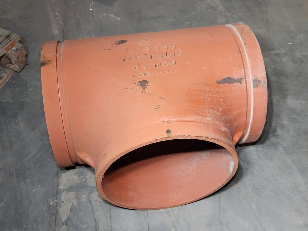 VICTAULIC 14"/355.6mm Grooved End Tee Fittings W20