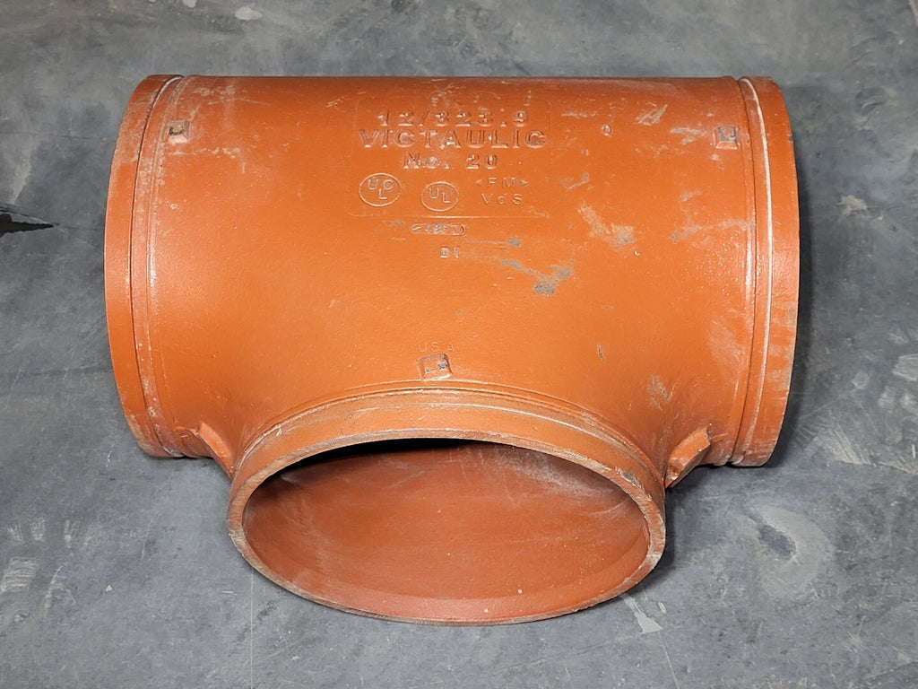 VICTAULIC 12"/323.9 Grooved End Tee Fitting No.20