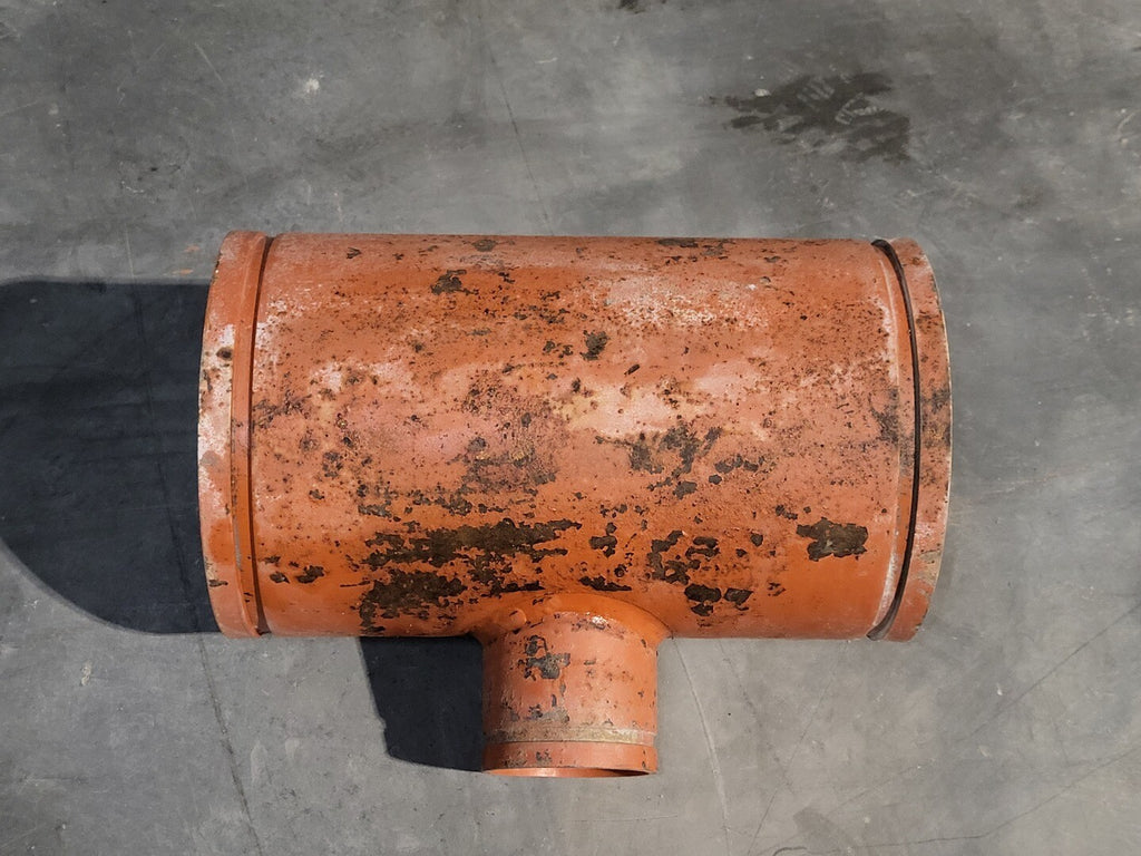 10"x10"x4" Grooved End Reducing Tee Fitting 