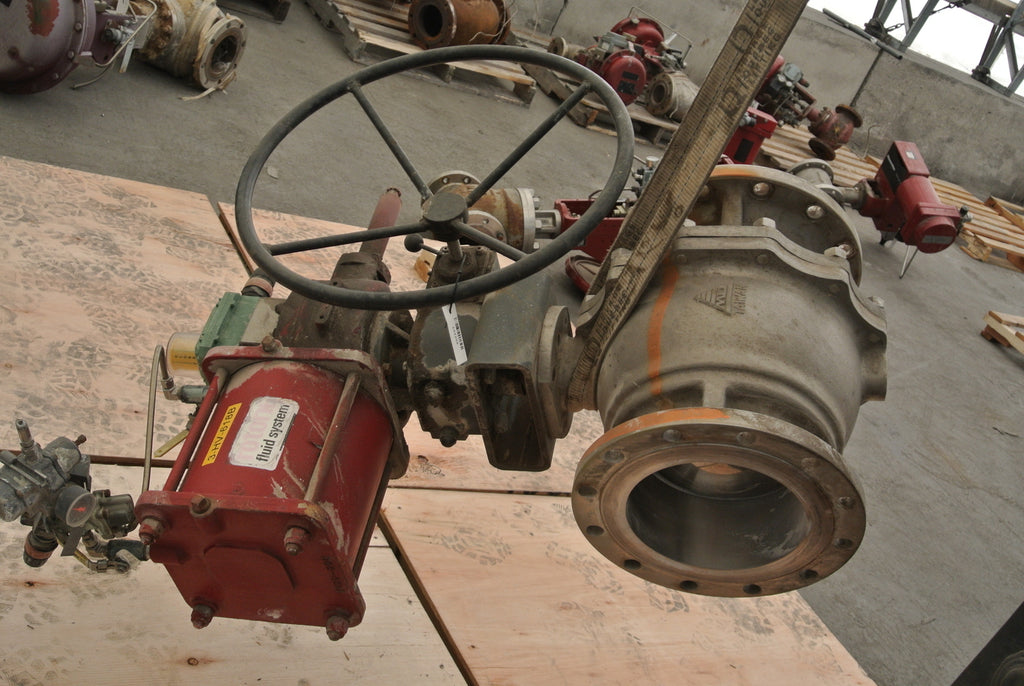 ROTORK 10" Class 150 Ball Valve w/ P-250-10-DA Actuator & Gear Operator