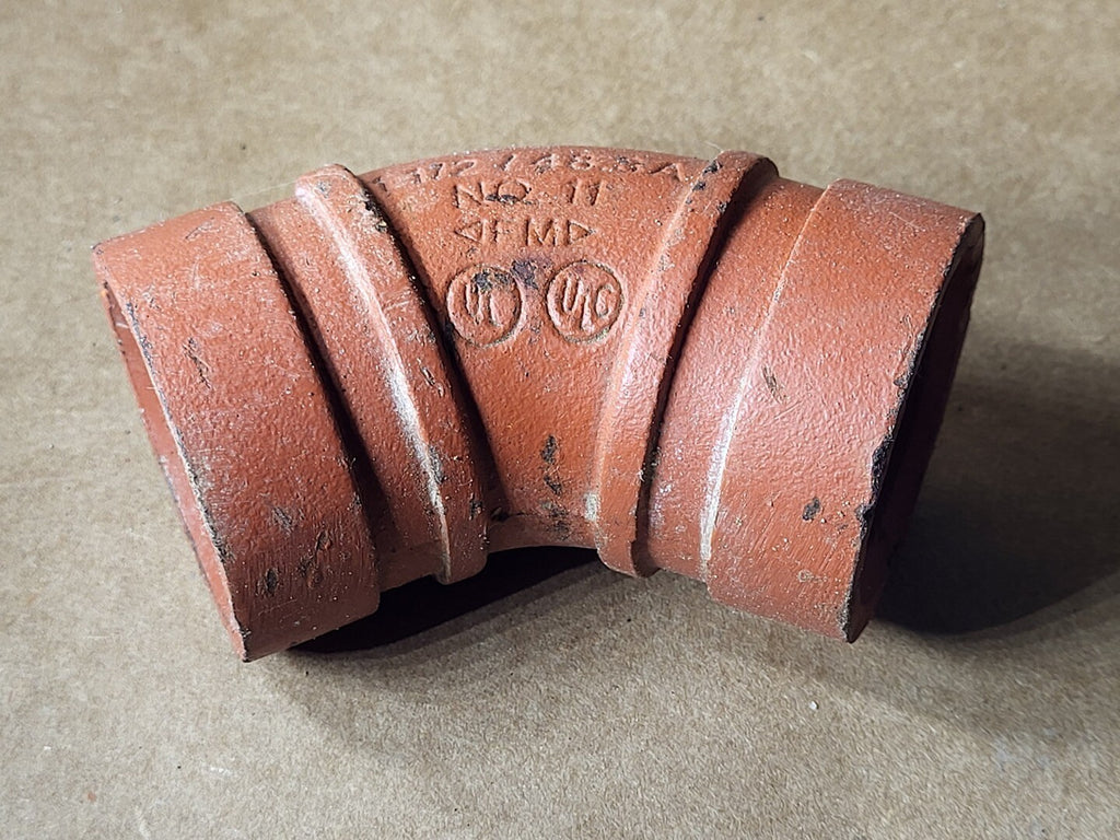 1-1/2" Grooved End 45deg Elbow Fitting No.11