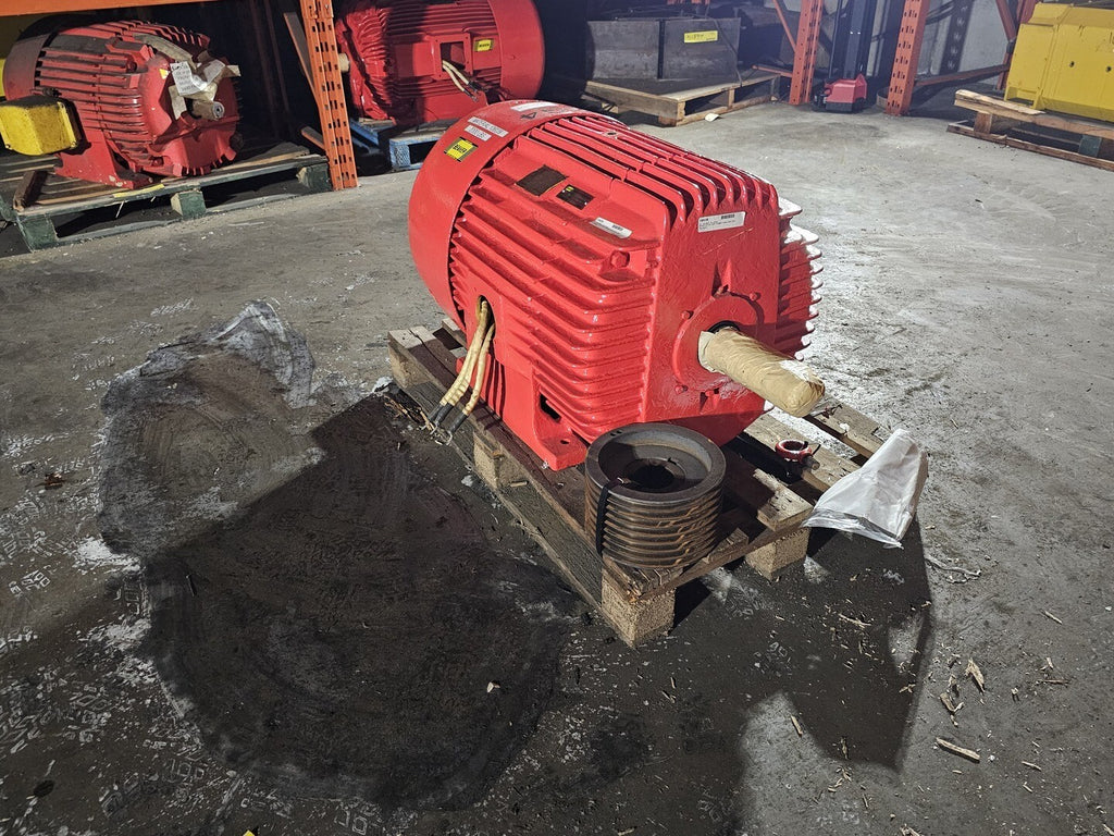 GENERAL ELECTRIC 100 hp, 550 Volts, 1780rpm, 3Ph, 445U Electric Motor 112900A67