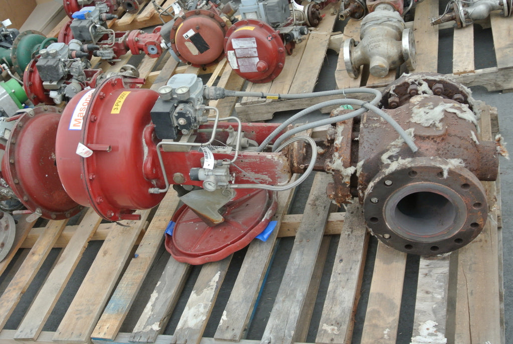 MASONEILAN 6" Class 300 Control Valve w/ Actuator 88-41435