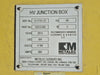 METALEC 600 Amp, 4160 Volt, 3 Ph HV Junction Box 132C5-600