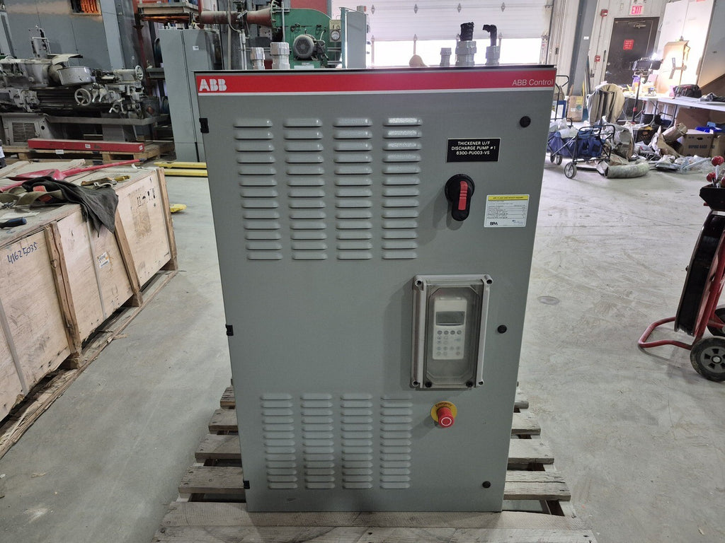 ABB 25 hp, 600 Volt, 3-ph VFD ACS800-04-0030-7+K454+L503