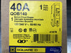 SQUARE D 40 Amp, 1 Pole, 120/240 volts Circuit Breaker QOB140
