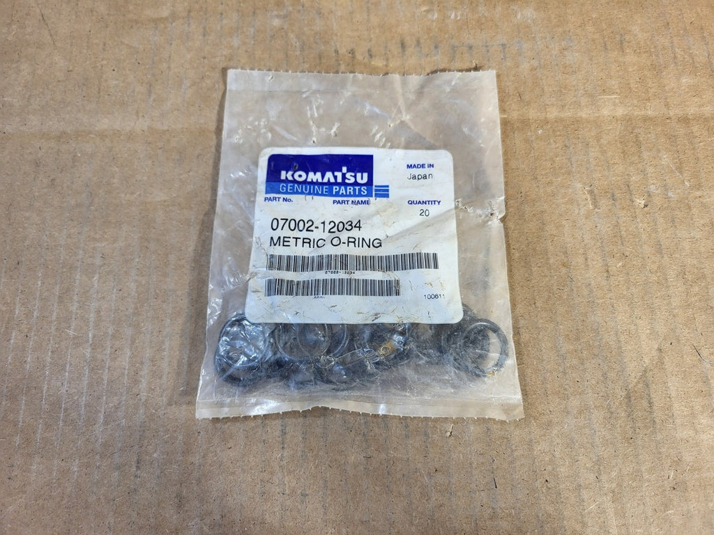 KOMATSU 16.7mm x 3.4mm Metric O-ring 07002-12034