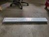 CRL Brushed Stainless 1/2" Glass 4" Square Door Rail w/o Lock DR4SBS12C