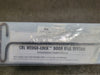 CRL Brushed Stainless 1/2" Glass 4" Square Door Rail w/o Lock DR4SBS12C