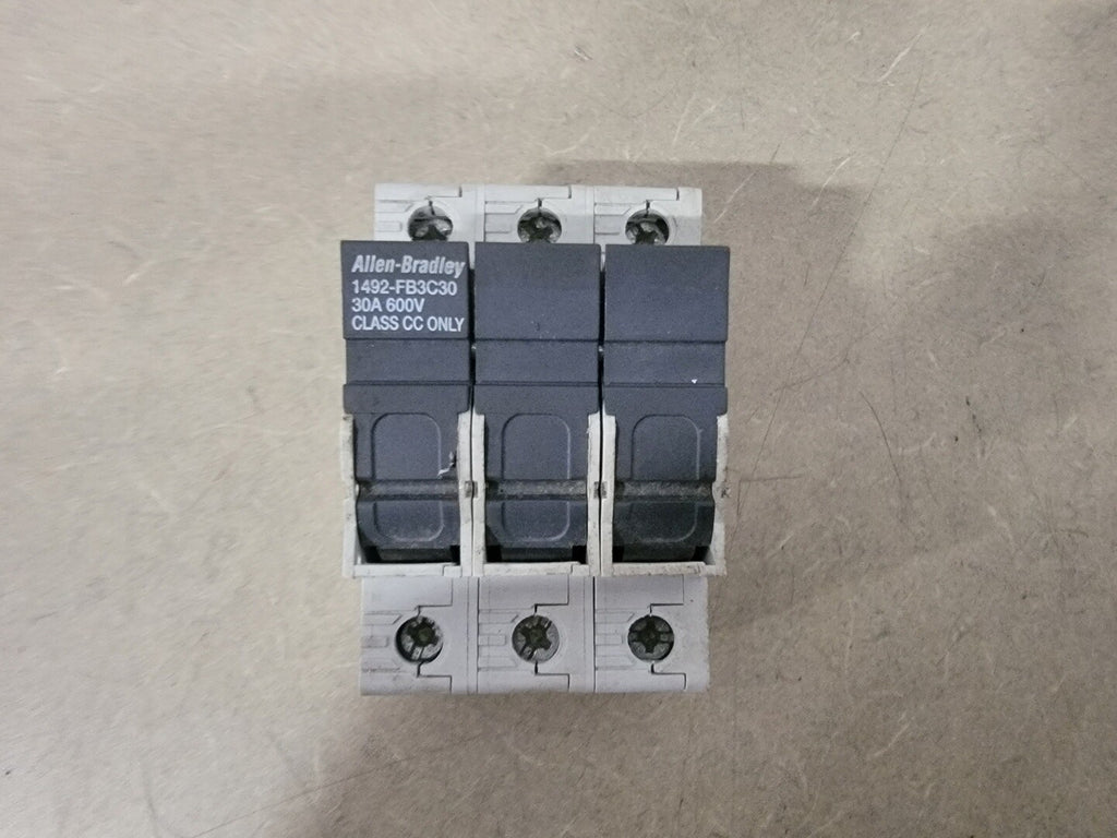 ALLEN-BRADLEY 30 Amp, 600 volts, Fuse Holder 1492-FB3C30