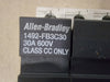 ALLEN-BRADLEY 30 Amp, 600 volts, Fuse Holder 1492-FB3C30