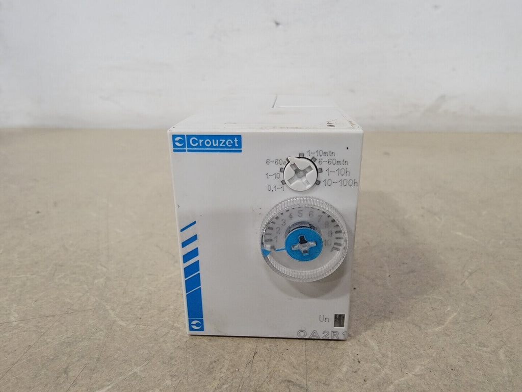 CROUZET Multi-function Time Relay OA2R1, 88867215