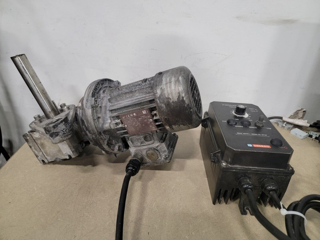 NORD 1/4HP 3PH Gearmotor w/ Flexbloc 25:1 Reducer, AS Controller
