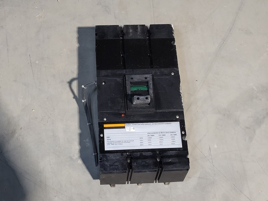 MERLIN GERIN 1200A 3 Pole Circuit Breaker CK1200N