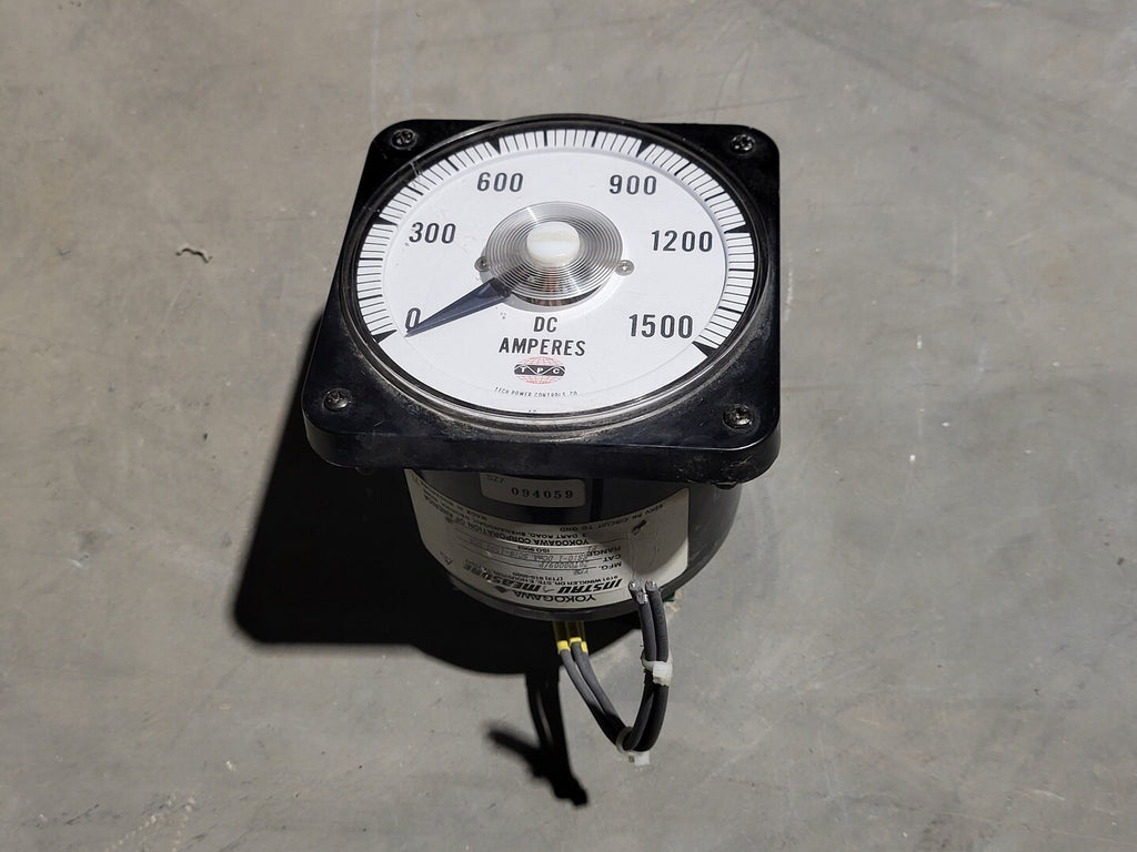 YOKOGAWA 0-1500 DC Ammeter 20T00009/P