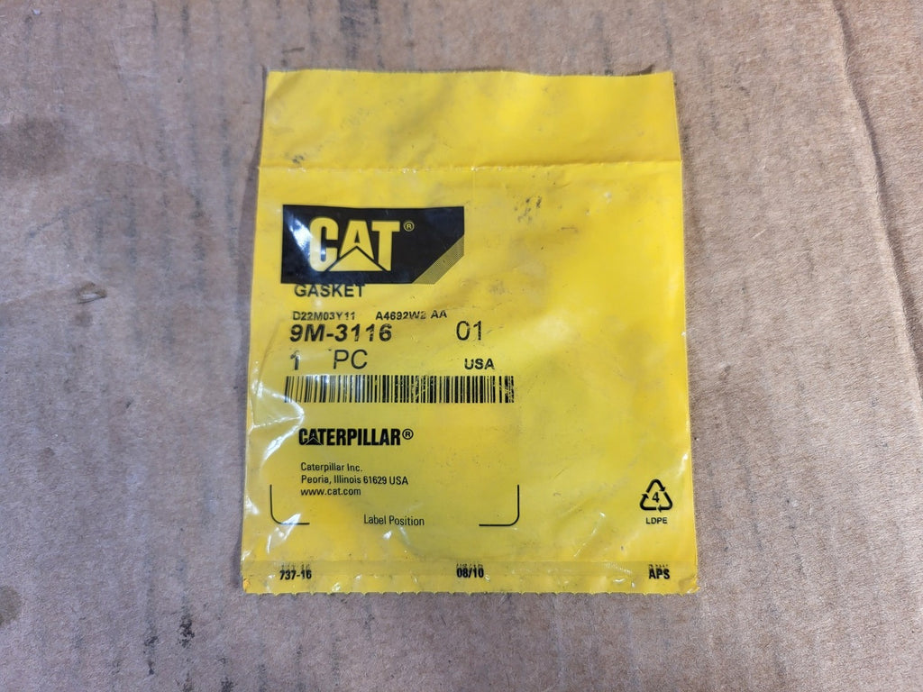 CATERPILLAR 0.8mm Thick Radiator Coolant Lines Gasket 9M-3116
