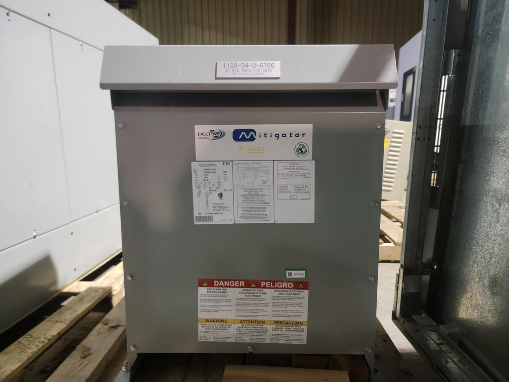 EVI 30 kVA Transformer 600 Pri. Volts, 208/120 Sec. Volts CZ6C0030 S025397