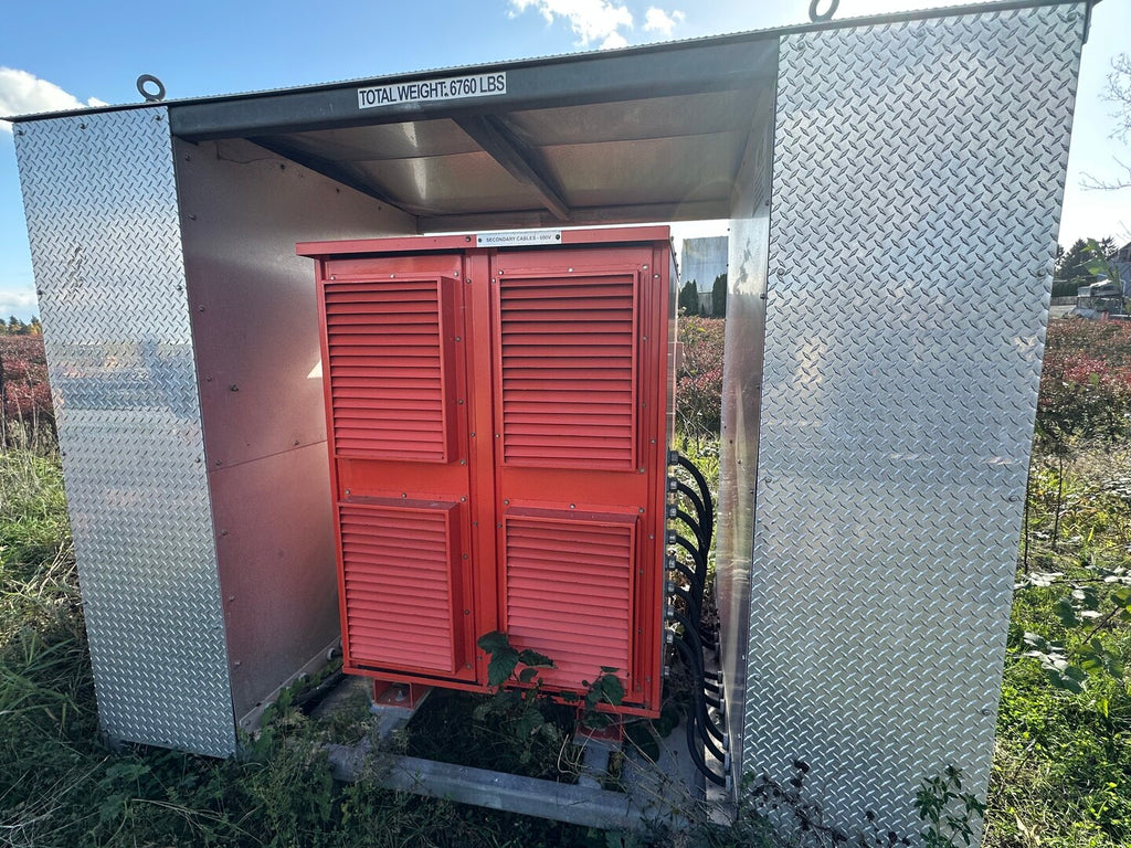 BEAVER 500 kVA Transformer, 480 pri. volts, 600Y/347 sec. volts BA500H-Q/E3R/X/Z