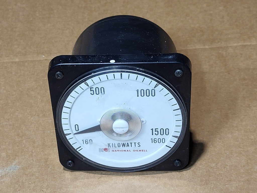 YOKOGAWA Switchboard Kilowatt Meter 103112FAZZ7/P, 0-1600 kW