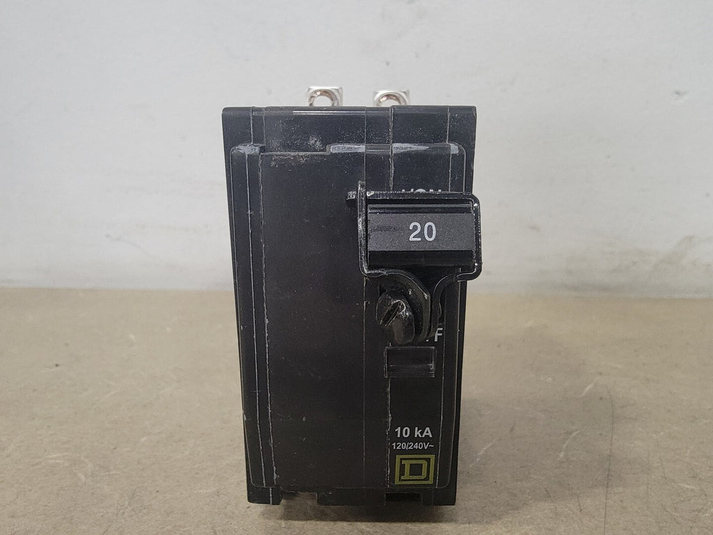 SQUARE D 20 Amp, 2 Pole, 120/240 Volts Circuit Breaker QOB220