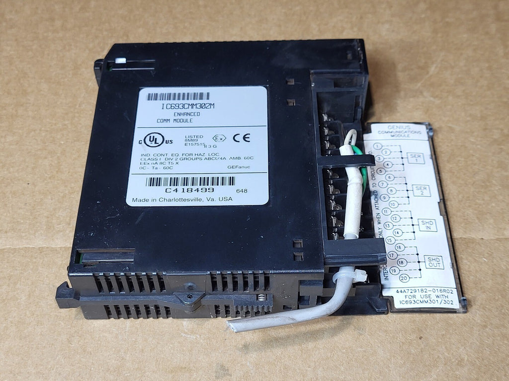 GE FANUC Enhanced Communication Module IC693CMM302M