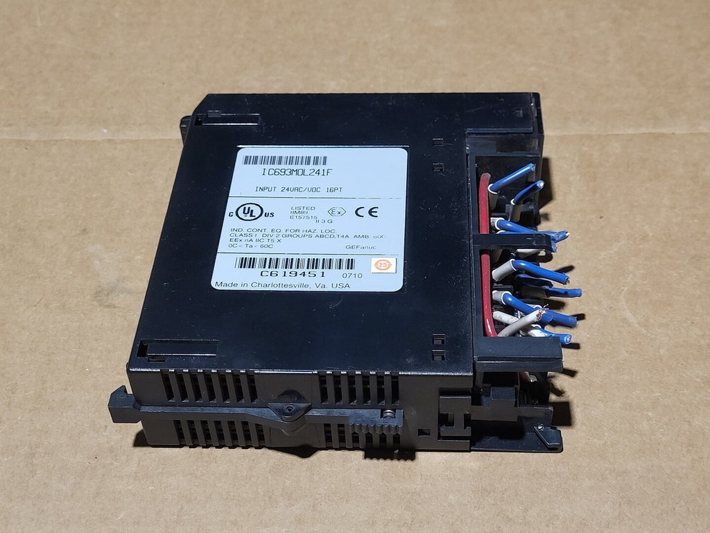 GE FANUC AC/DC 16-Point Input Module IC693MDL241F