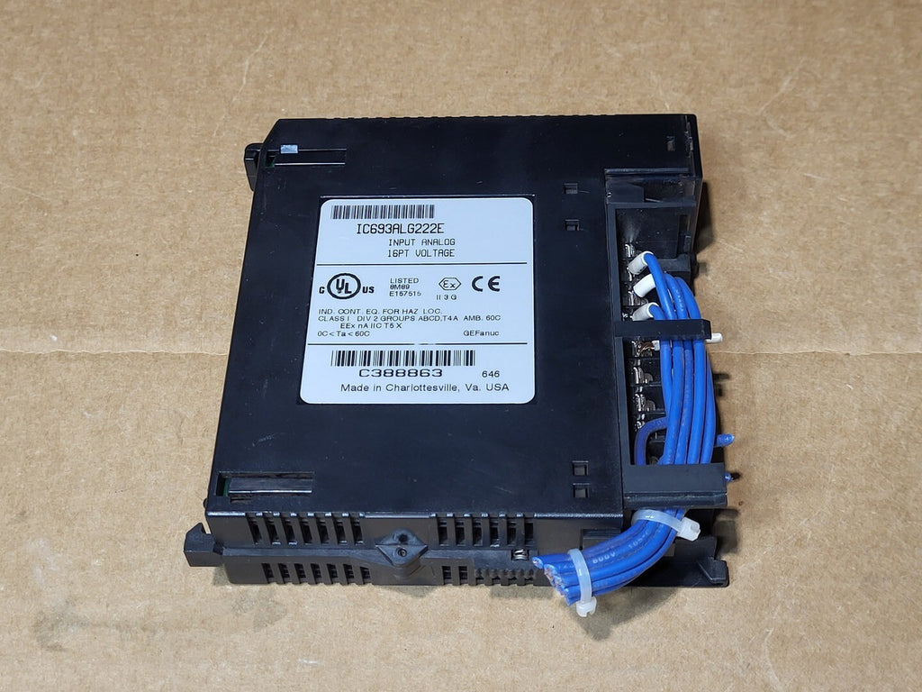 GE FANUC 16 Point Voltage Input Analog IC693ALG222E