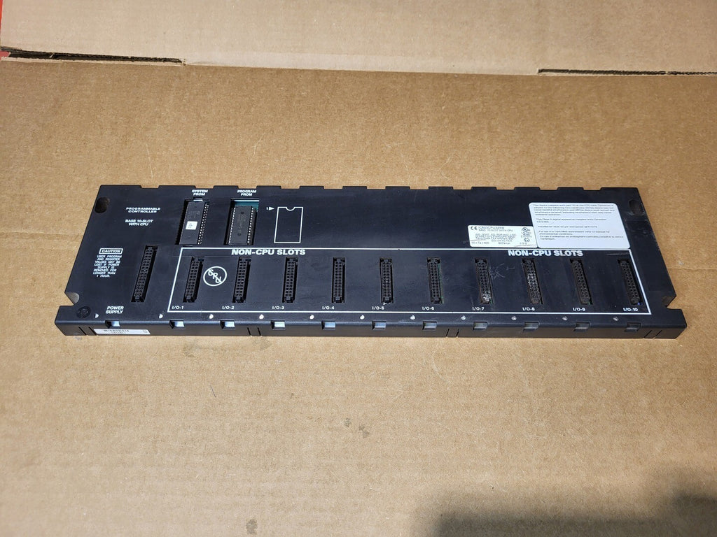 GE FANUC 10-Slot Base Turbo CPU IC693CPU323W
