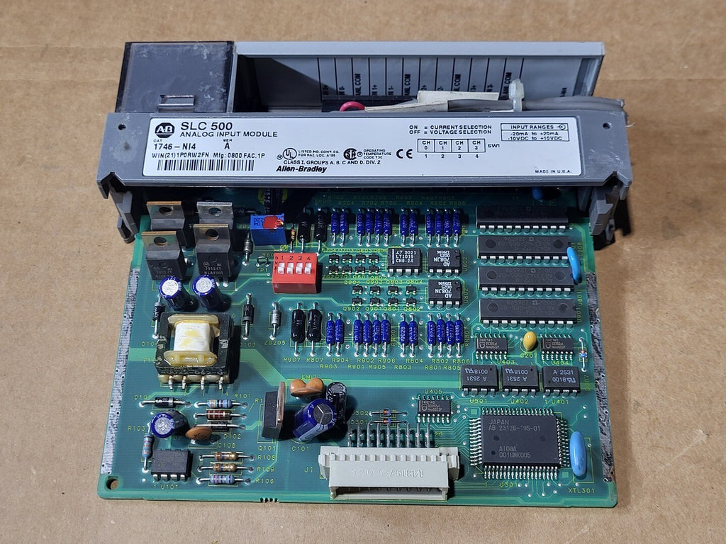 ALLEN BRADLEY SLC 500 Input Module, 4 ch, 4-20ma or 0-10V, 1746-NI4