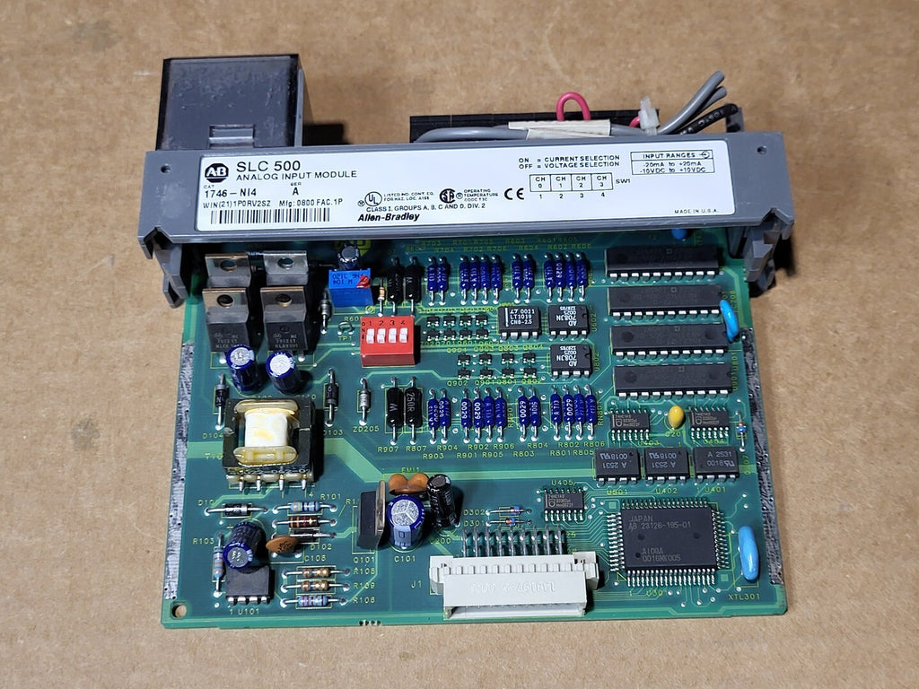 ALLEN BRADLEY SLC 500 Input Module, 4 ch, 4-20ma or 0-10V, 1746-NI4