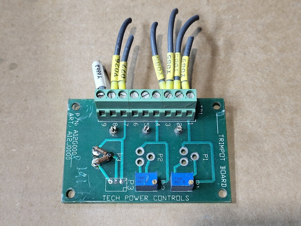 TECH POWER CONTROLS Trimpot Board A12G000 (A12G0001)