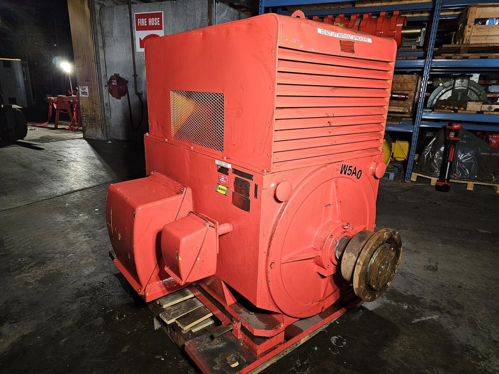 WESTINGHOUSE 800 hp, 2300 Volts, 600 rpm, H6808L, 3-Ph Induction Motor Type HS