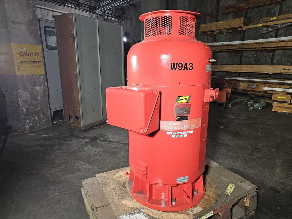 CANADIAN GENERAL ELECTRIC 350 hp, 2300 Volts, 1785 rpm, 588DV, 3Ph Induction Motor 148381F2