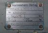 DEMAG 110:1 Ratio Gear Reducer AFW05L-M-0-1-20-0 w/ 0.88 hp Motor 