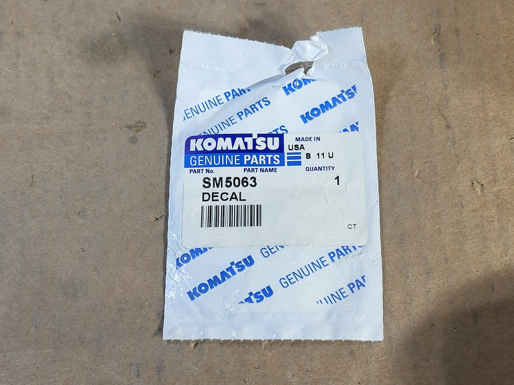 KOMATSU Decal SM5063