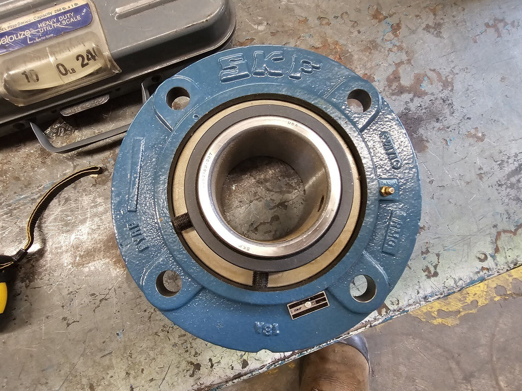 SKF Flange Mount Roller Bearing 3.7/16" Bore, FYRP 3-7/16