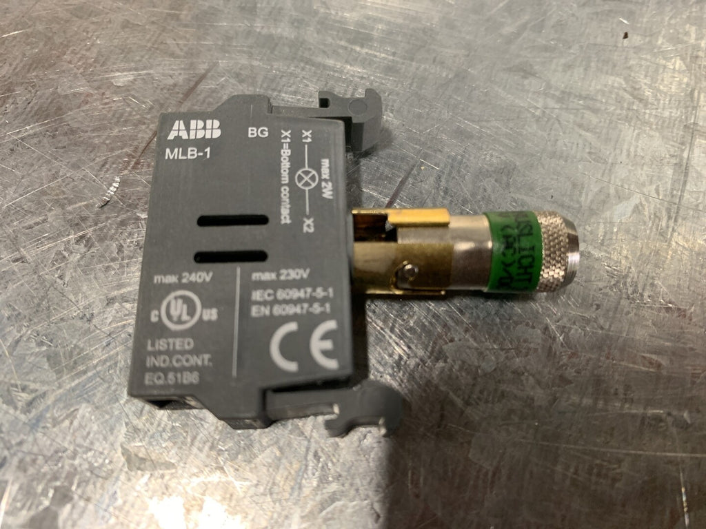 ABB 240V Auxiliary Contact For Lamp 2W B199 MLB-1 