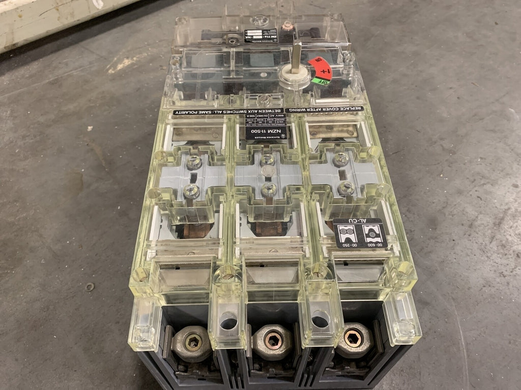 KLOCKNER-MOELLER 500 Amp 3 Pole Circuit Breaker NZM11-500/ZM12a-1000-NA