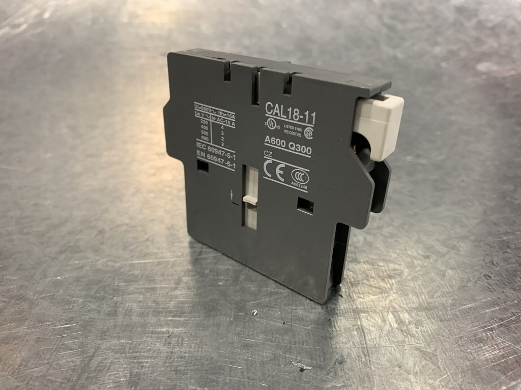 ABB 16 Amp Auxiliary Contact Front Block CAL18-11