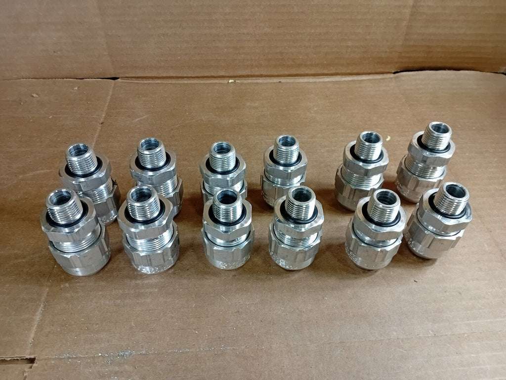 THOMAS & BETTS 1/2" Straight-Connector ST050-464 (Box of 12)